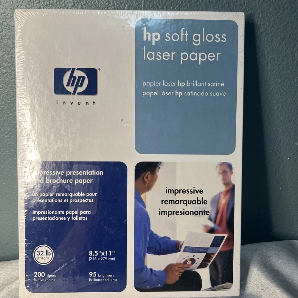 HP Soft Gloss Presentation Laser Paper 8.5 x 11